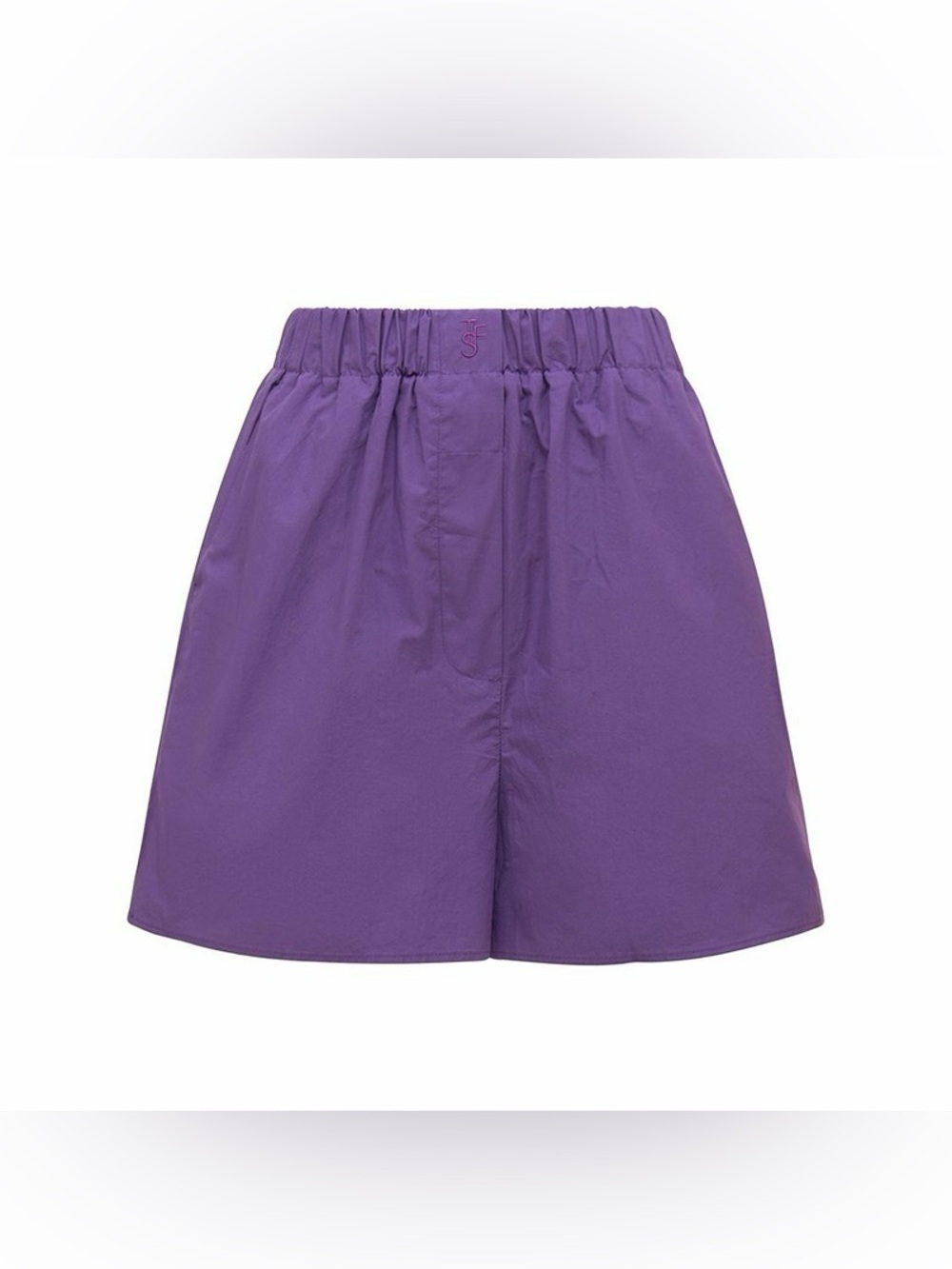 The Frankie Shop “Lui Poplin Boxer Shorts” purple casual shorts (XS)